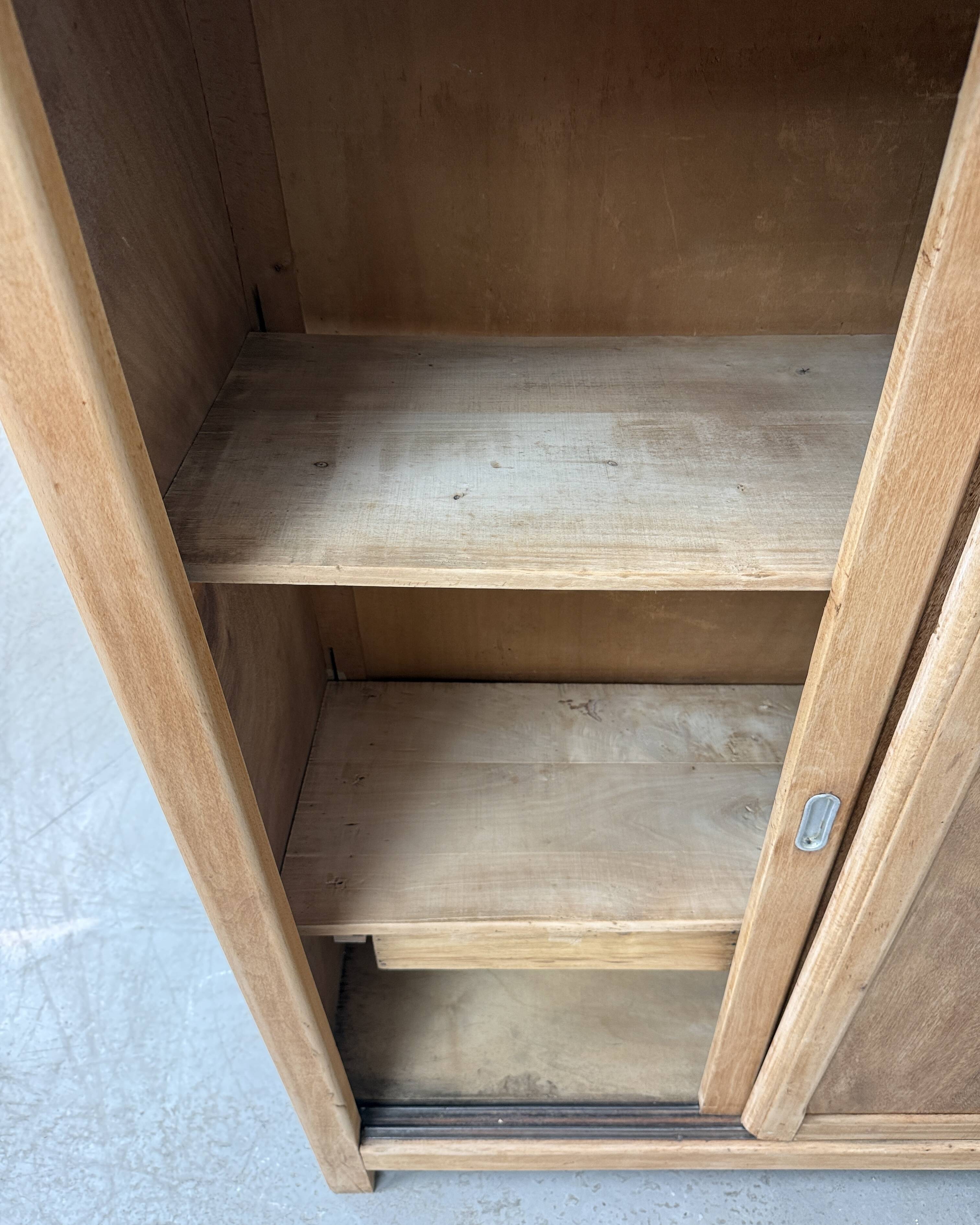 Vintage wardrobe with sliding doors (renovated)