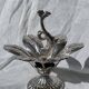 Caviar service flower of Poseidon in silver-plated metal Christofle finial