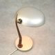 Lampe de table italienne en cuivre et aluminium du milieu du siècle