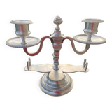 Antique silver candlestick