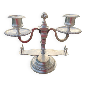 Bougeoir ancien en argent