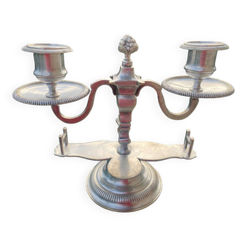 Bougeoir ancien en argent