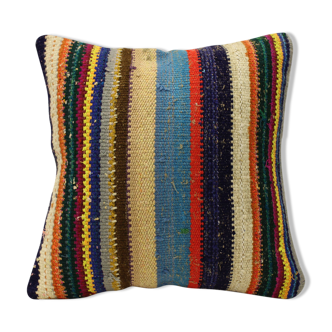 40x40 cm Kilim Cushion,Vintage Cushion Cover