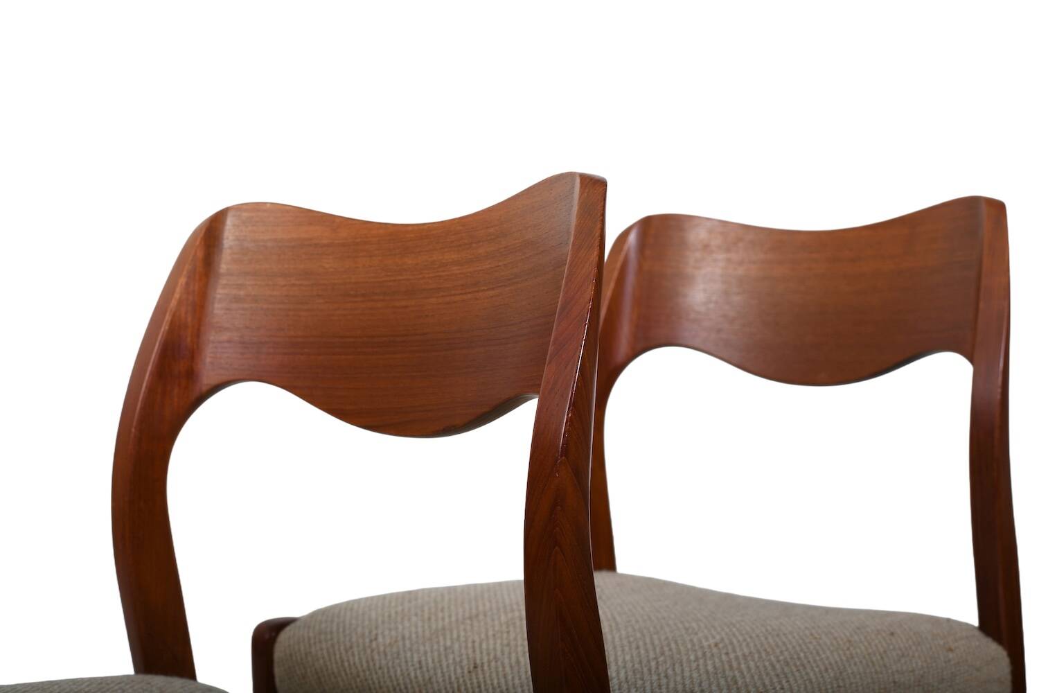 Set of Four Chairs by Niels Otto Møller Model No.71