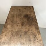 Designer desk in tube and wooden top, 20th century