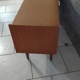 Small vintage Scandinavian teak sideboard