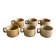6 tasses en grès de Brenne France