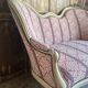 Antique Louis XV style bench – Napoleonic III period – 110 cm