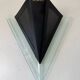 Memphis style designer wall lamp 1980 NADAIR triangle plexiglass