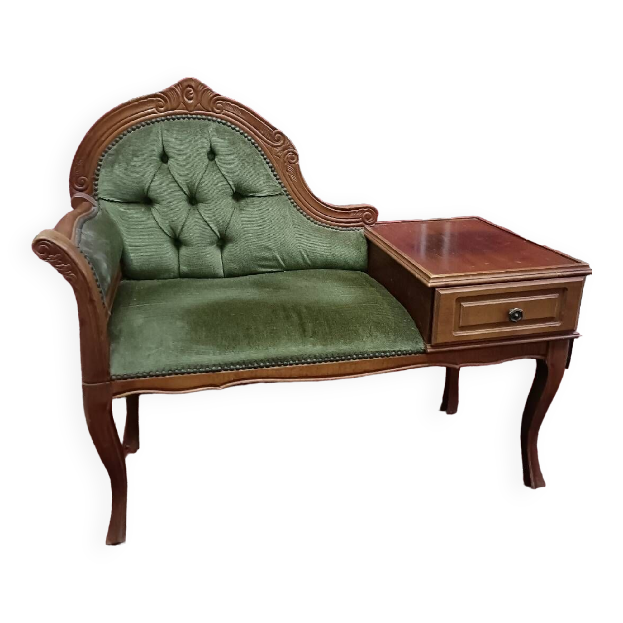 Vintage telephone bench