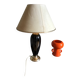 Vintage gold and black ceramic lamp
