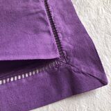 Antique Linen and Cotton Pillowcase Iris