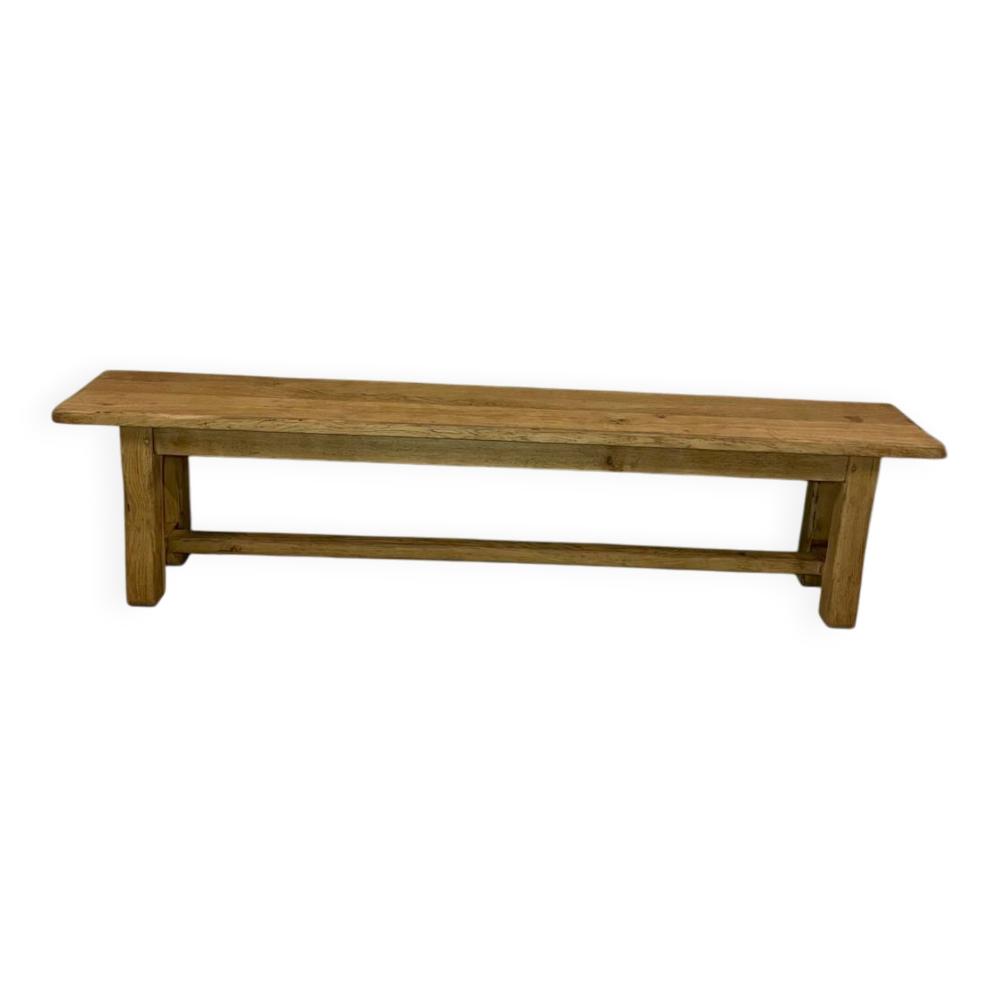 Long oak bench - authentic chic country spirit