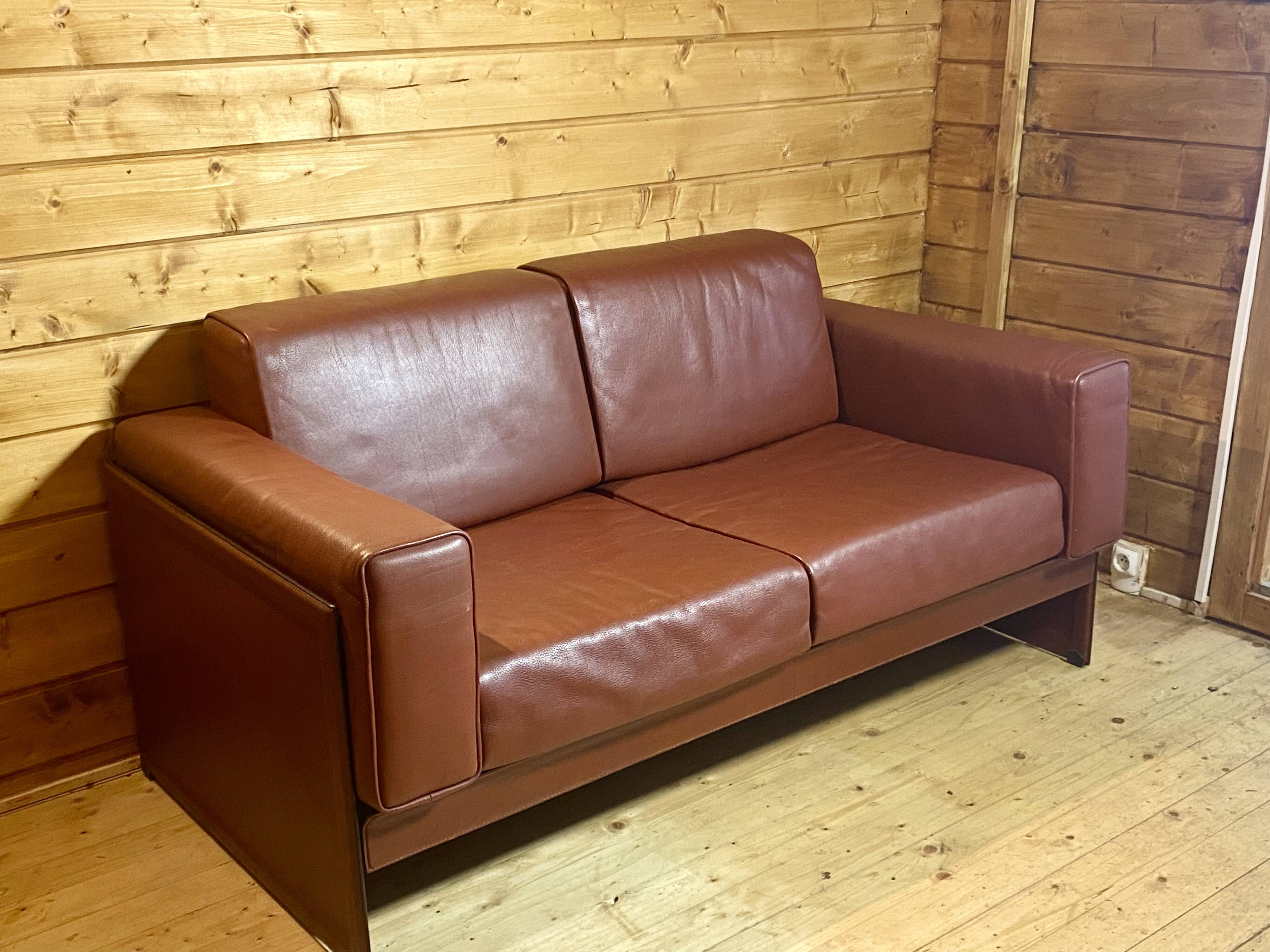 Two-seater canapé Korium KM 3/1 – Tito Agnoli for Matteo Grassi, Italy