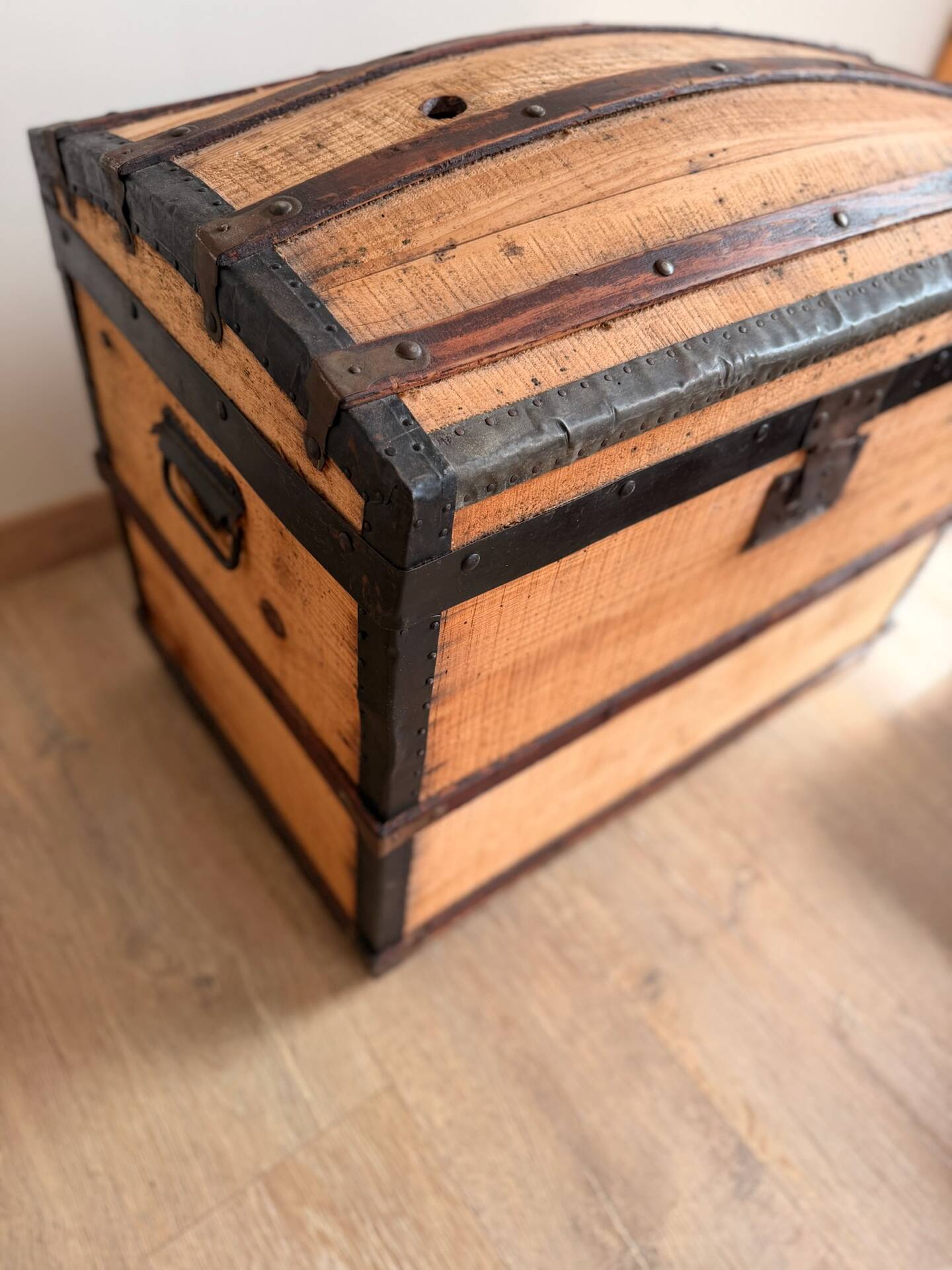 Malle vintage en bois