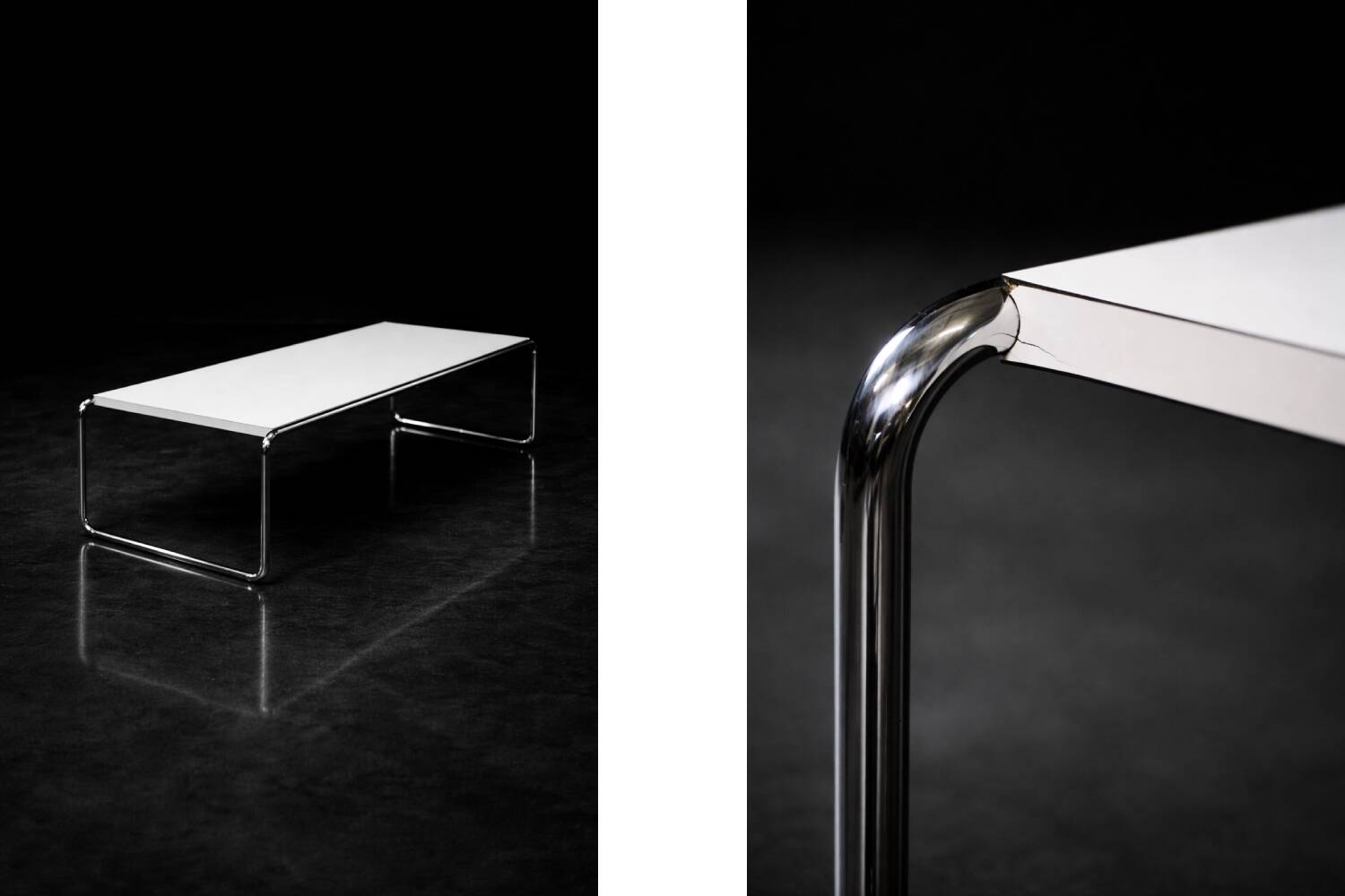 Vintage Mid-Century Italian Modern Laccio Kiga Low Coffee Table from Gavina