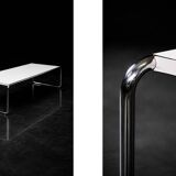 Vintage Mid-Century Italian Modern Laccio Kiga Low Coffee Table from Gavina