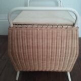 Vintage wicker toy box