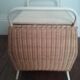 Vintage wicker toy box