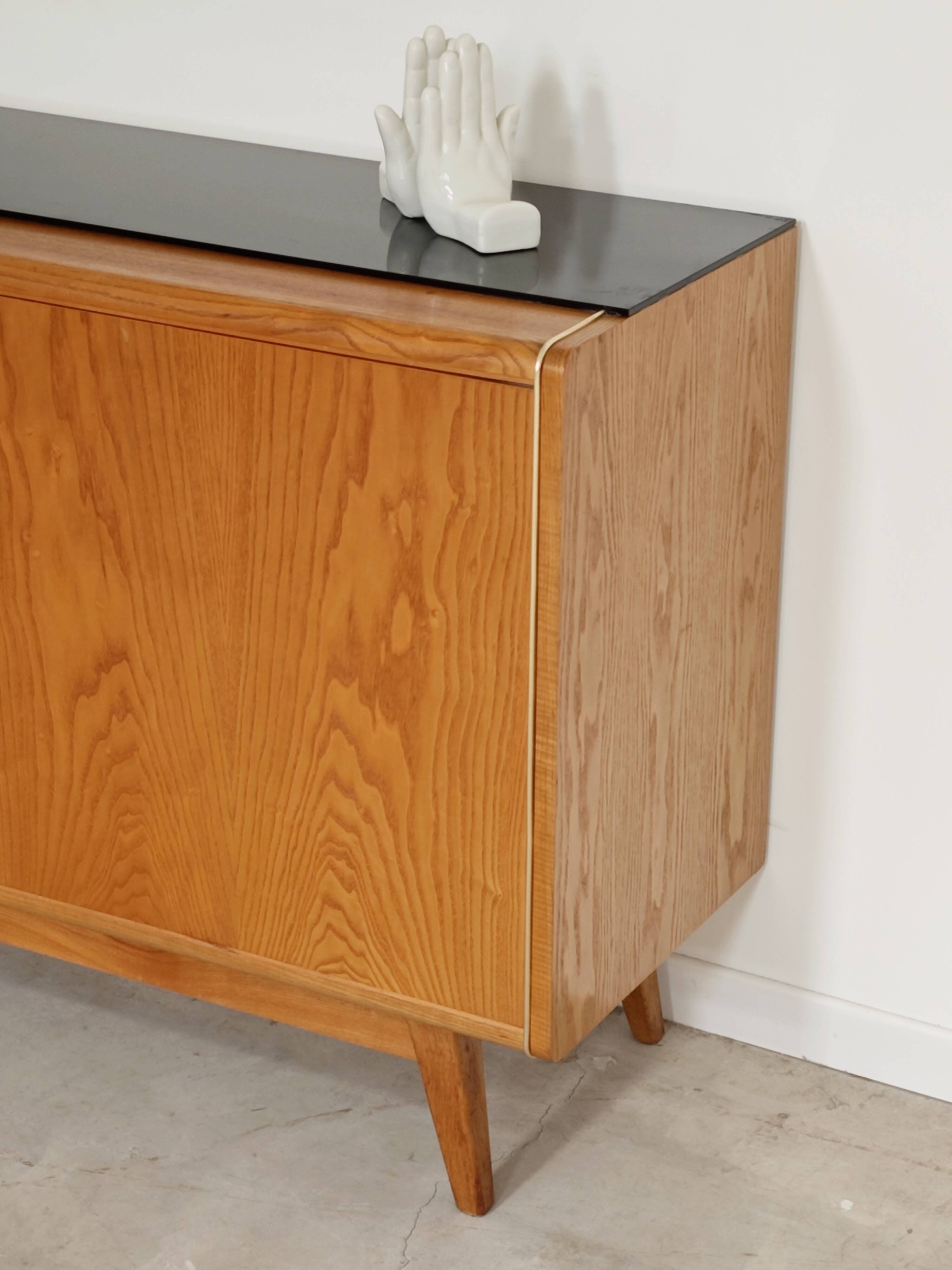 Jitona U-369 low sideboard by Bohumil Landsman and Hubert Nepozitek 1960