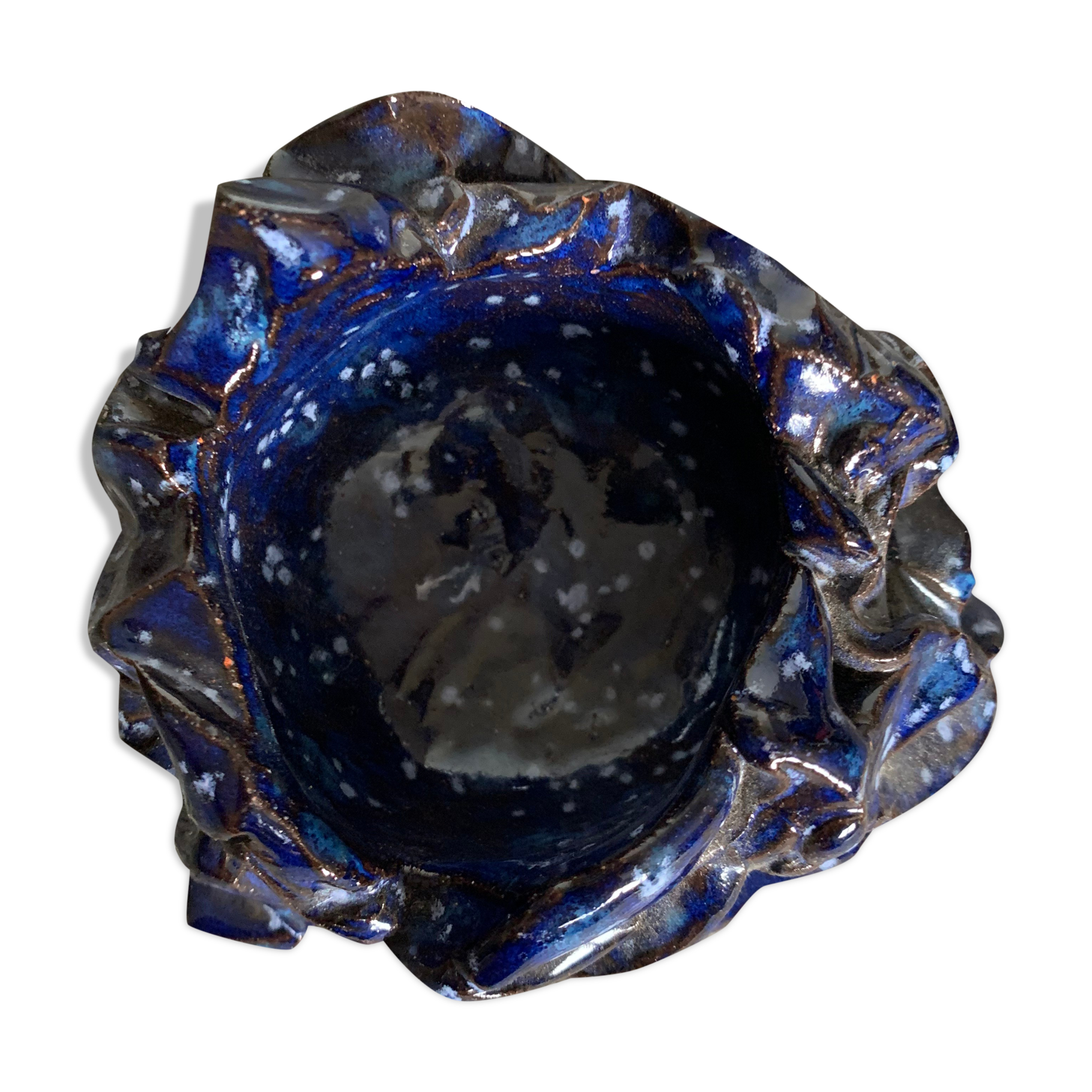 JD midnight blue ashtray