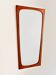 Vintage Danish mirror, teak frame