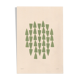 Abstract painting on green B281 paper signed eawy