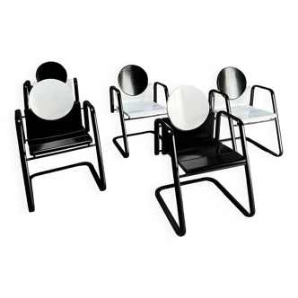 Ensemble de cinq chaises Martin Stoll, modèle G-pino "Pinocchio"