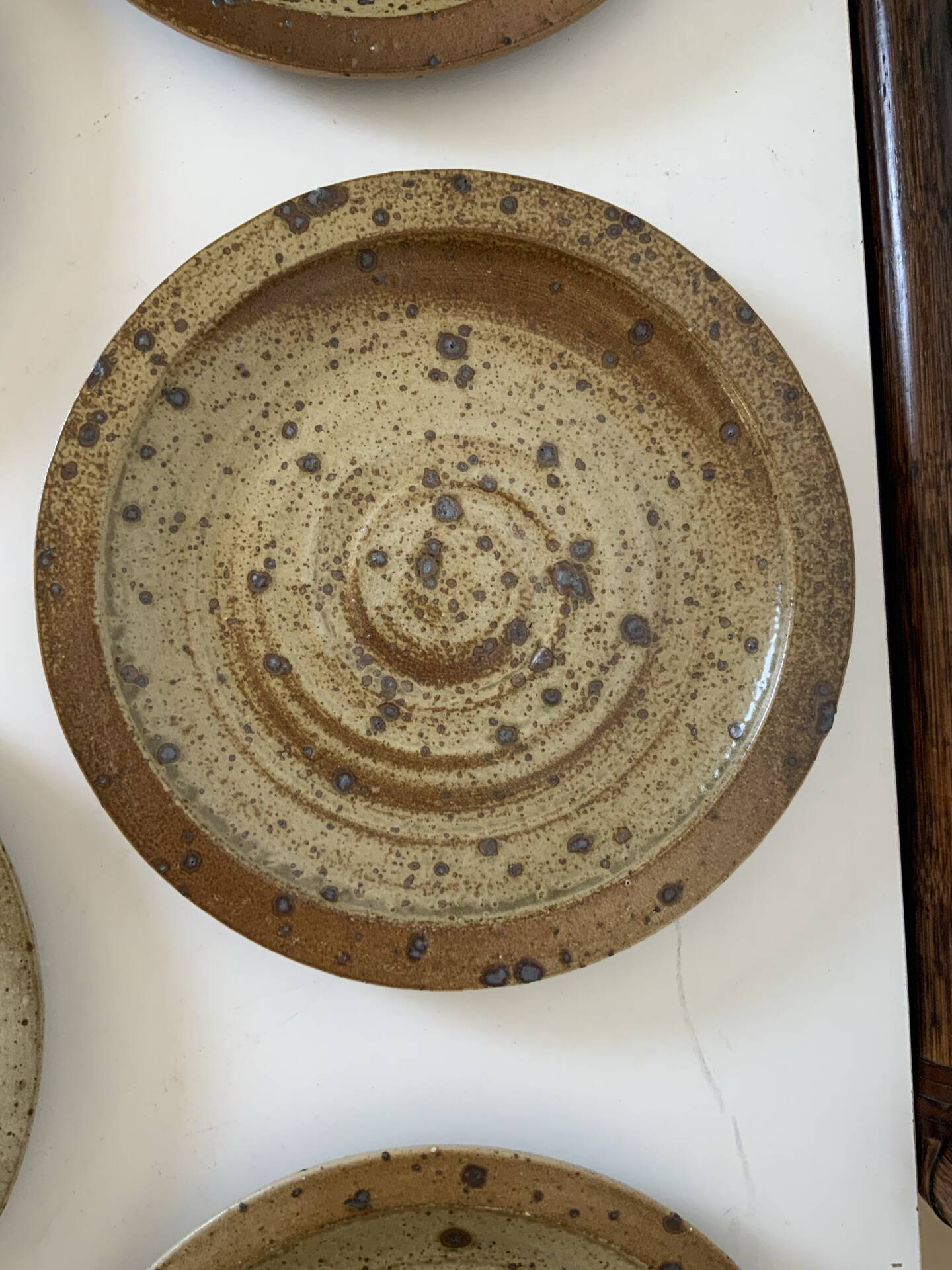 Pyrite stone plates