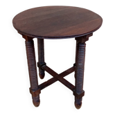 Ancienne petite table d appoint ronde style dudouyt