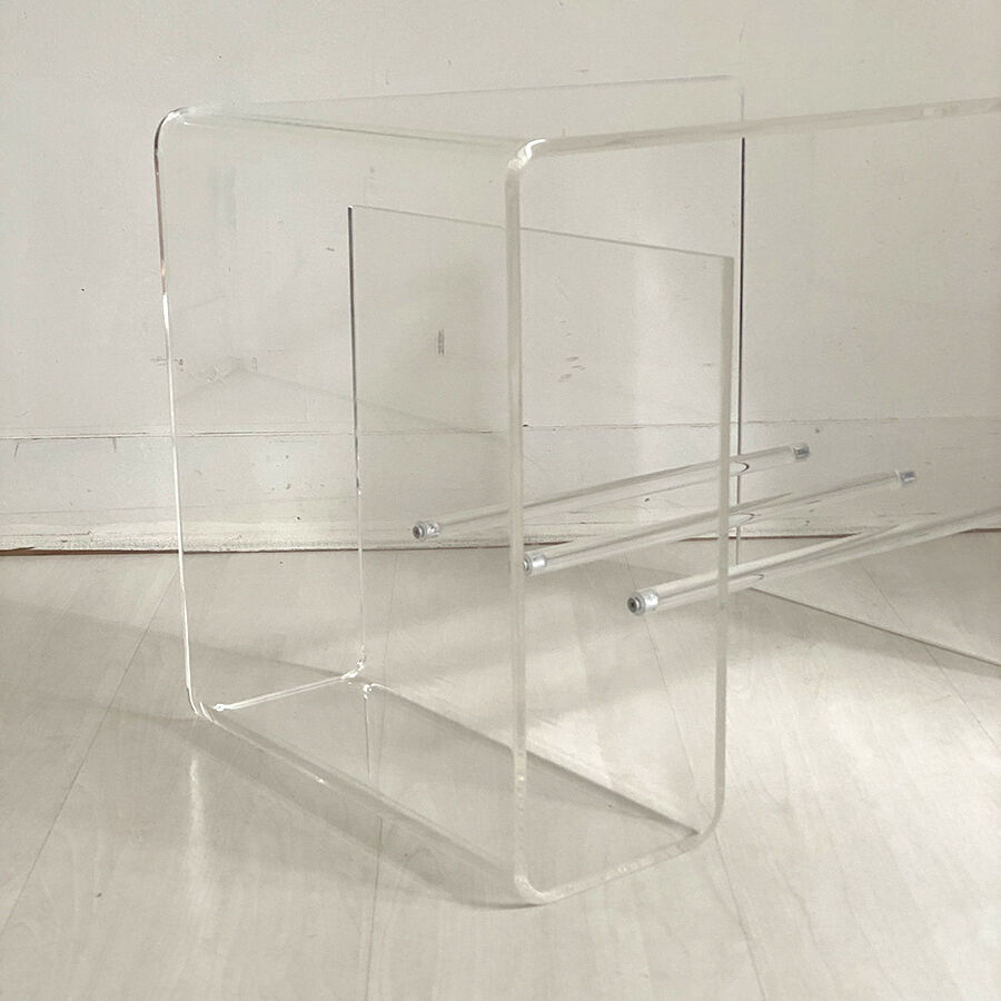 Vintage plexiglass sofa end 80
