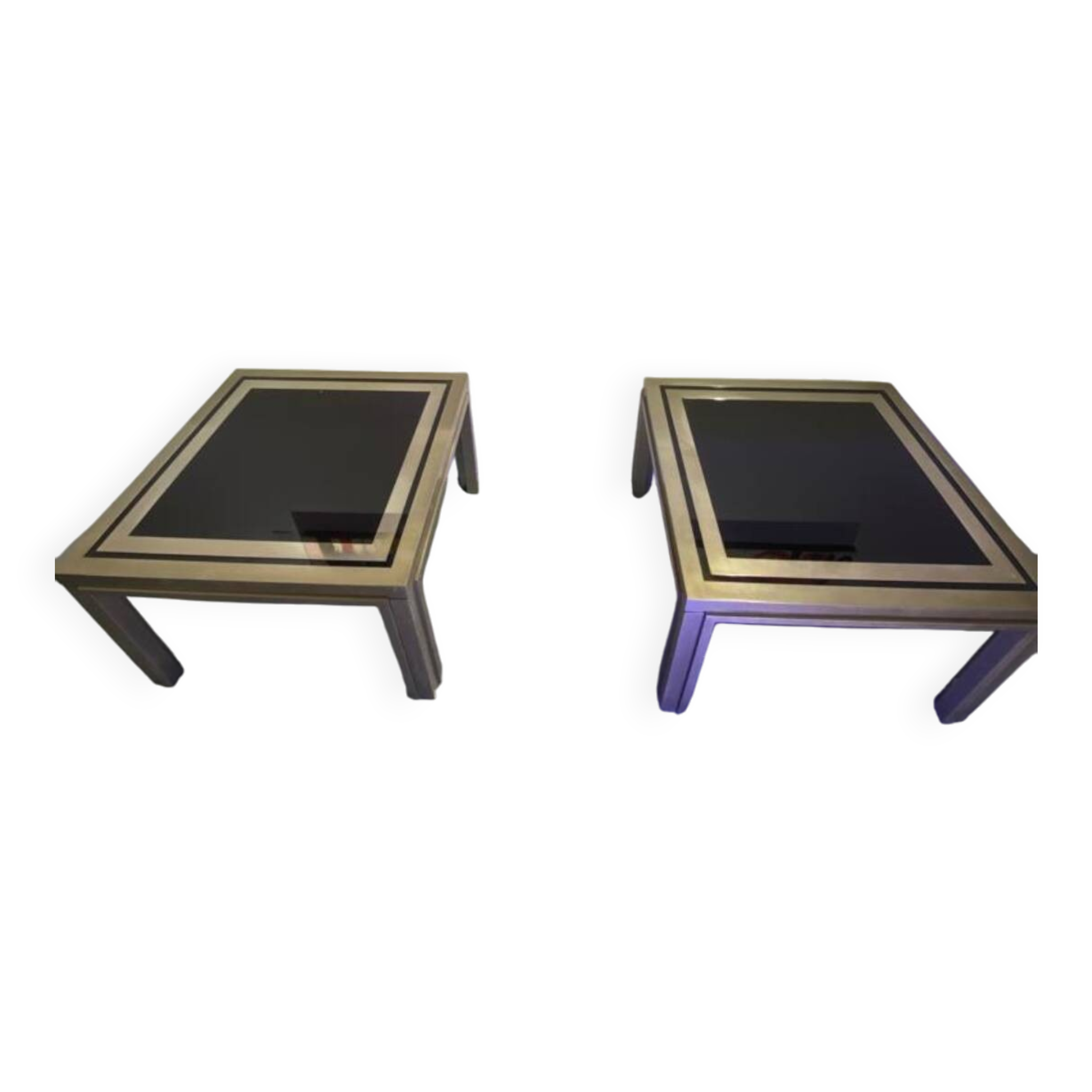 Pair of Italian coffee tables Designer Giacomo Sinopoli in very good condition