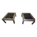 Pair of Italian coffee tables Designer Giacomo Sinopoli in very good condition