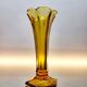 Vaas Art Deco Val Saint Lambert, Luxval series American model S, amber