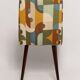 Mid Century Stick Velvet Chair by Casamance, 1960s