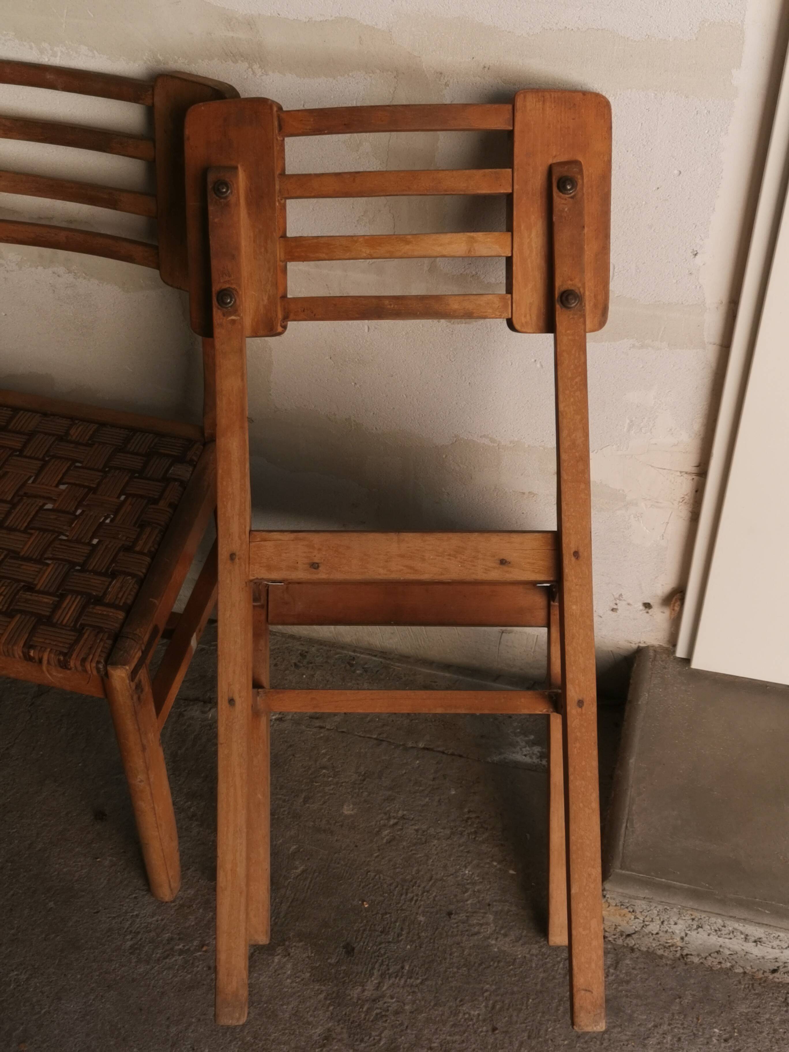 set of 4 chairs, vintage design