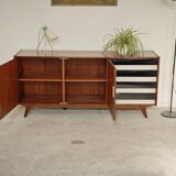 Black and white U 460 sideboard by Jiri Jiroutek for Interier Praha 1960