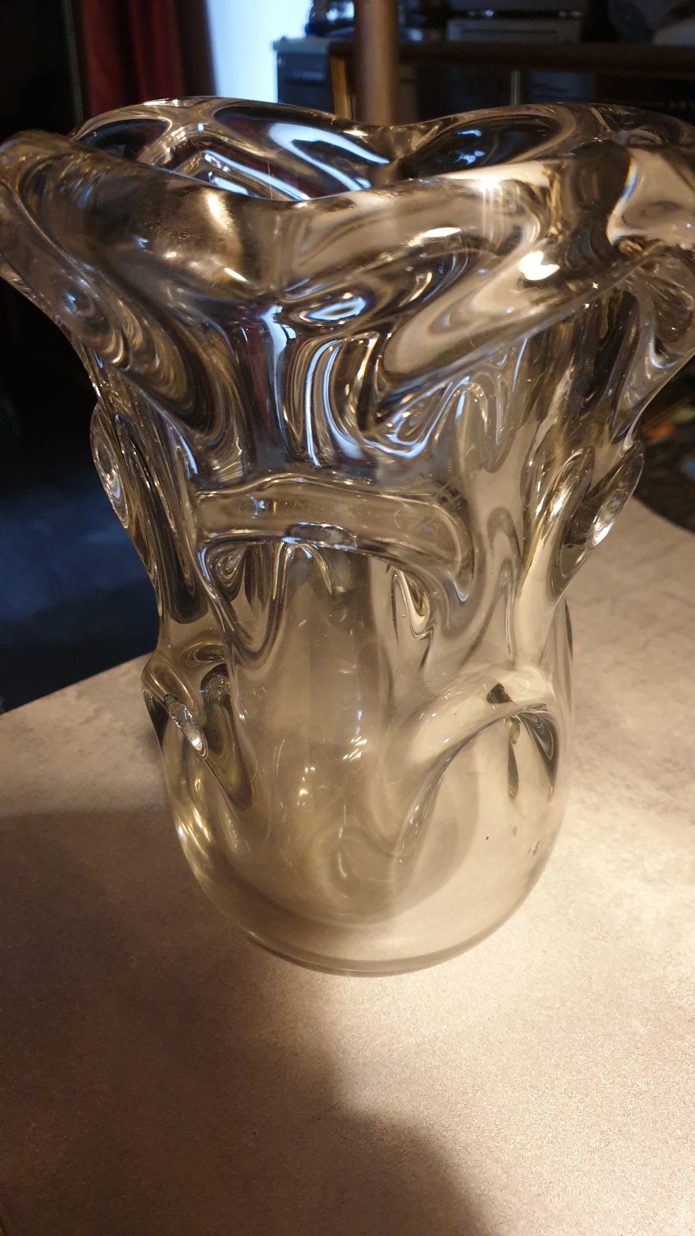 Lead crystal vase 1930