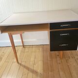 Desk with compass legs circa 1970