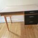 Bureau pieds compas vers1970