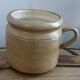 Sandstone pot with a cove