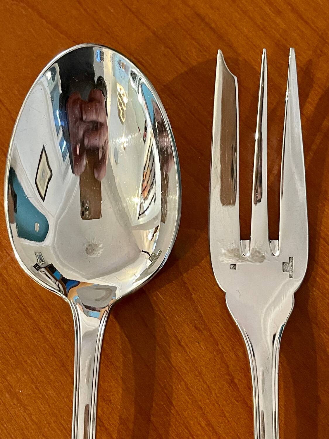 Christofle boréal, 2 serving cutlery very good condition