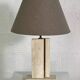 Vintage marble and brass lamp