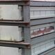Metal industrial locker with 21 drawers
