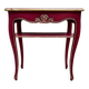 Console Louis XV Rouge Bordeaux et Or