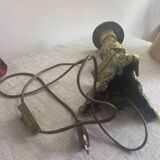 Bronze candlestick lamp base