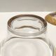 Crystal Trinket Bowl with Gold Details