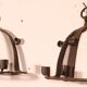 Paire d’appliques en fer forgé de style médieval