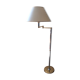 Lampadaire liseuse chromé et doré des années 70