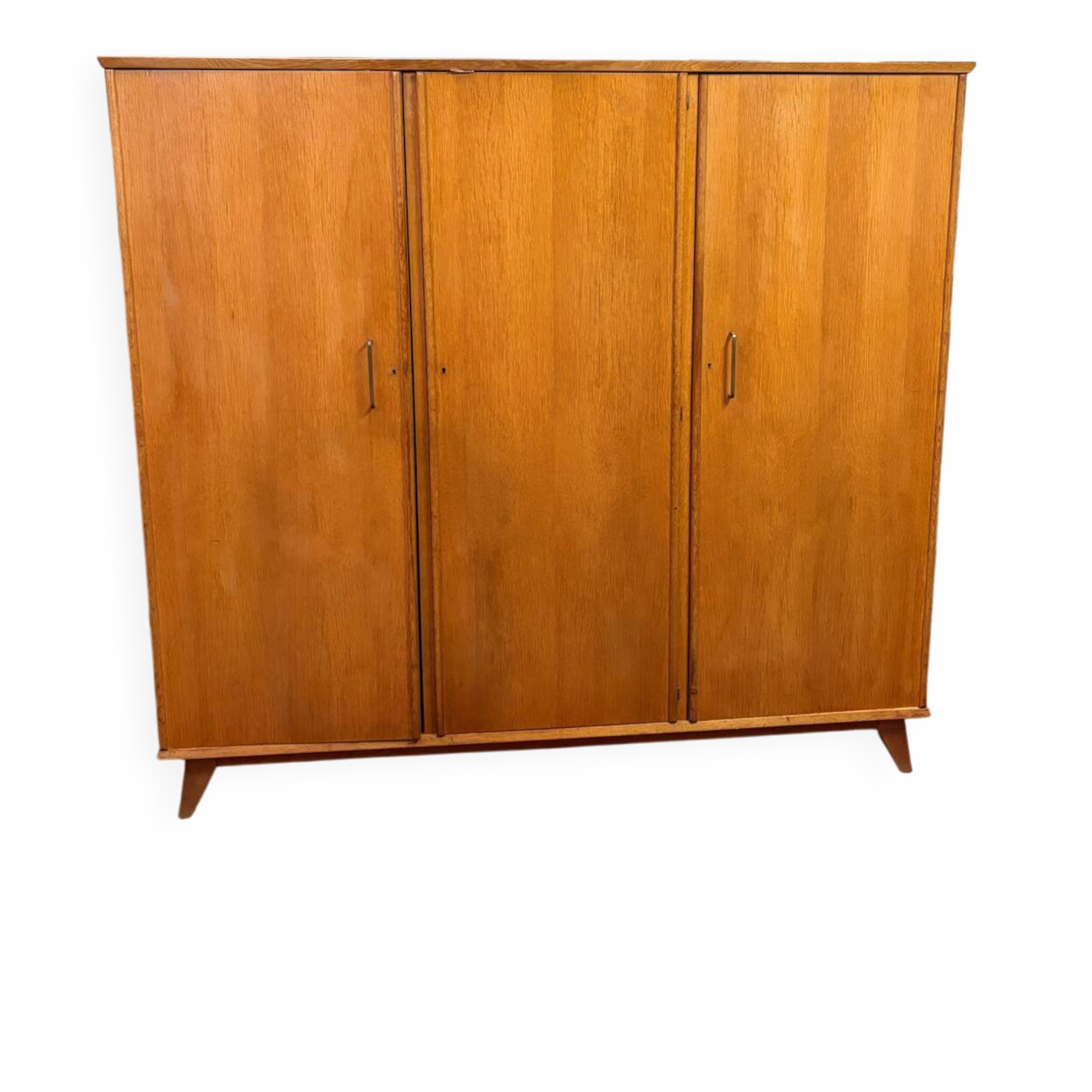 Armoire penderie dressing pied compas vintage design 60/70